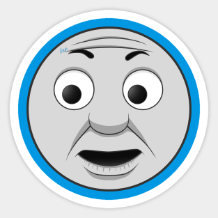 Thomas surprised face Sticker